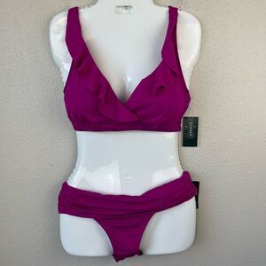 Lauren Ralph Lauren Magenta Bikini